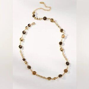 Anthropologie Multi-Crystal Necklace NWT